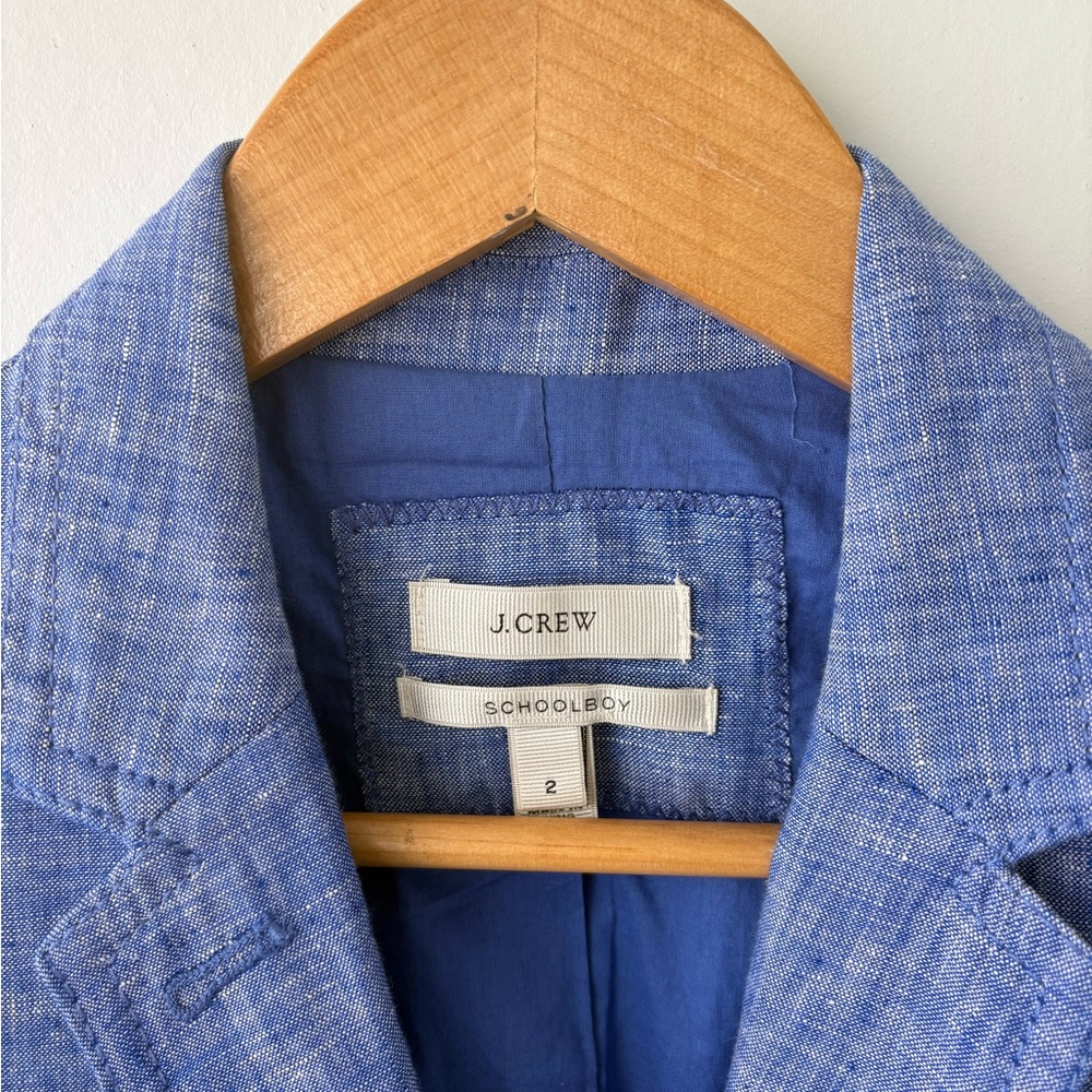 J.Crew Schoolboy Linen Blazer – Women’s Size 2 - Picture 7 of 10